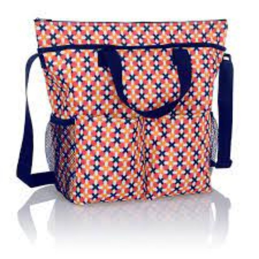 Thirty-one Crossbody Organizing Tote - Tropical Twist - NIB